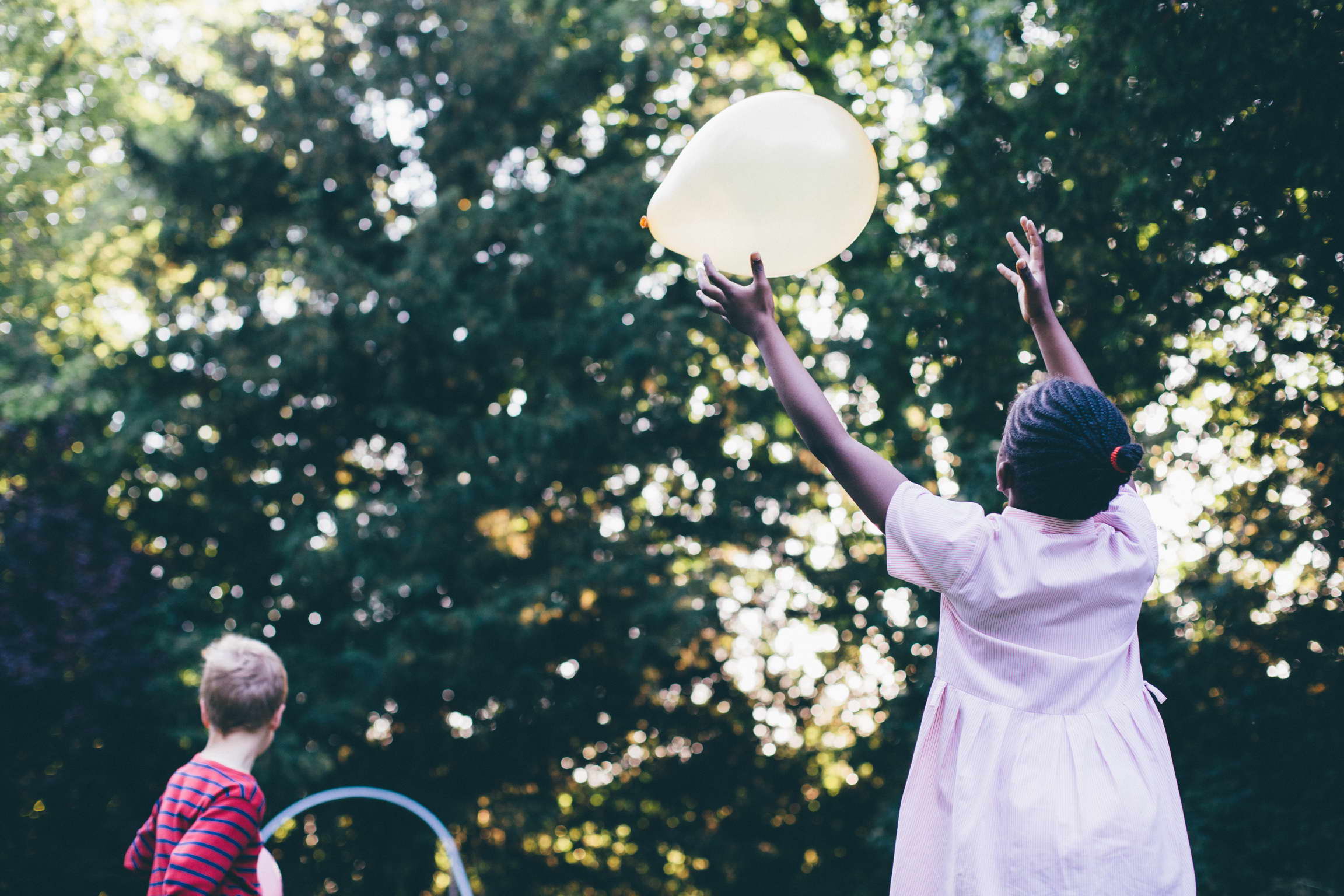 girl with balloon