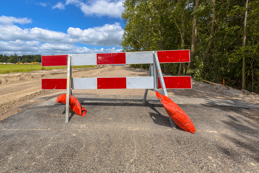 roadblock barrier